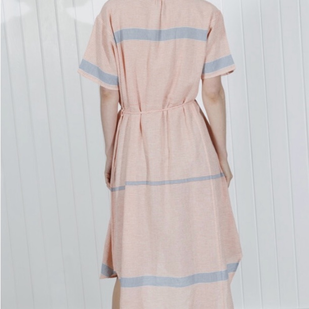 Apiece Apart Pink Flutter Sleeve Sundress - Picture 4 of 5